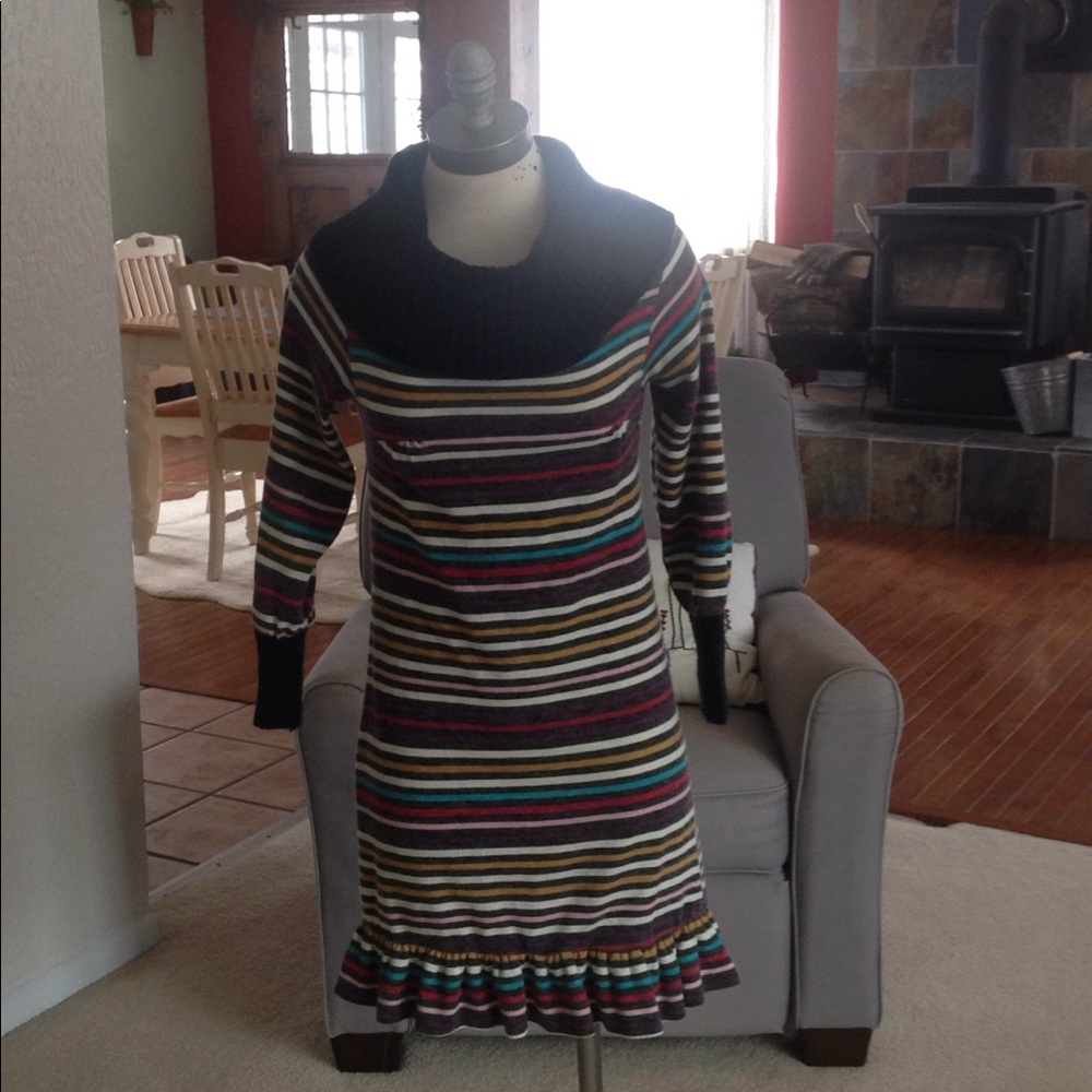 Anthropologie sweater dress.